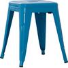 ΣΚΑΜΠΟ ΜΕΤΑΛΛΙΚΟ MELITA HM0096.48 ΣΕ ΜΠΛΕ ΧΡΩΜΑ 37x37x45Υεκ.