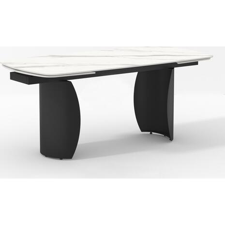 ΤΡΑΠΕΖΙ ΤΡΑΠΕΖΑΡΙΑΣ ΣΕΙΡΑ OBSESSION SM18087 ΚΕΡΑΜΙΚΟ TOP-ΜΕΤΑΛΛΙΚΑ ΠΟΔΙΑ 180x90εκ
