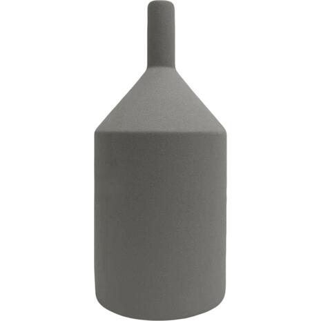 ΕΠΙΤΡΑΠΕΖΙΟ ΚΕΡΑΜΙΚΟ ΔΙΑΚΟΣΜΗΤΙΚΟ GALAD HM4608.03 ΓΚΡΙ ΜΑΤ Φ13x30Υεκ