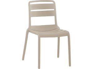 SERENATA Καρέκλα, Στοιβαζόμενη PP - UV Cappuccino (Ε3806,2W)