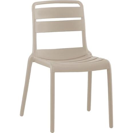 SERENATA Καρέκλα, Στοιβαζόμενη PP - UV Cappuccino (Ε3806,2W)
