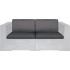 CONCRETE Set Μαξιλάρια Καναπέ Γκρι Ύφασμα Water Repellent 4 Tεμάχια (Ε6200,Μ2)