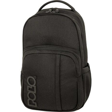 Tσάντα Πλάτης 1+1 θέσεων Polo Genius Black/ μαύρη
