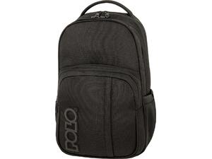 Tσάντα Πλάτης 1+1 θέσεων Polo Genius Black/ μαύρη
