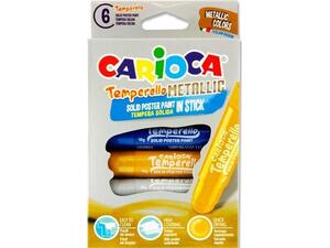 Τέμπερες Carioca Temperello Metallic  σε στικ 6 Χρώματα