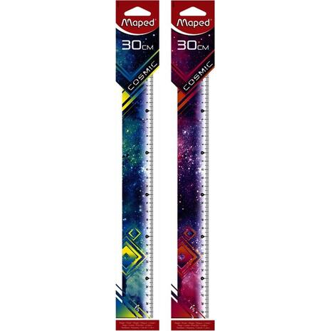 Χάρακας MAPED Cosmic 30cm σε διάφορα χρώματα 245010