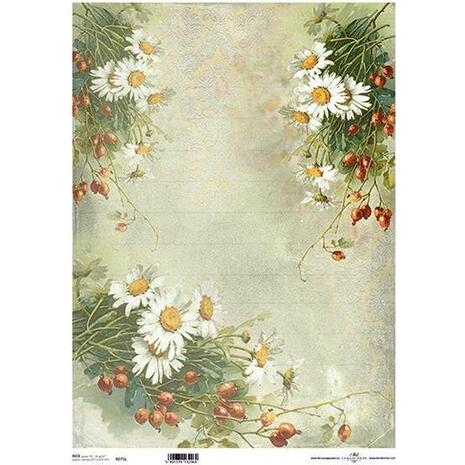 Ριζόχαρτο για Decoupage  "Daises" 42x29.7εκ.