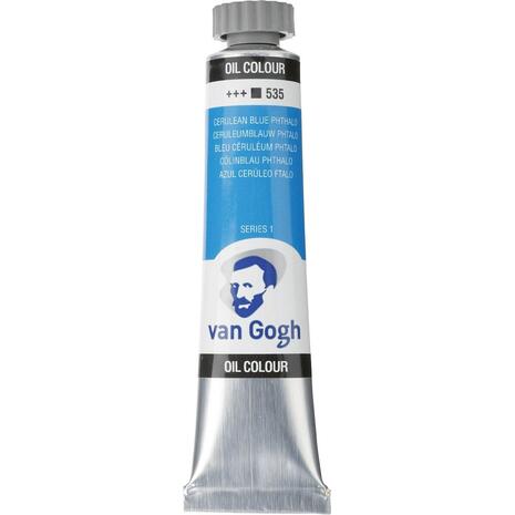 Χρώμα λαδιού Talens Van Gogh 20ml No535 Cerulean Blue Phthalo (series 1)