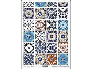 Ριζόχαρτο για Decoupage "Vintage-colourful tiles" 21x29εκ
