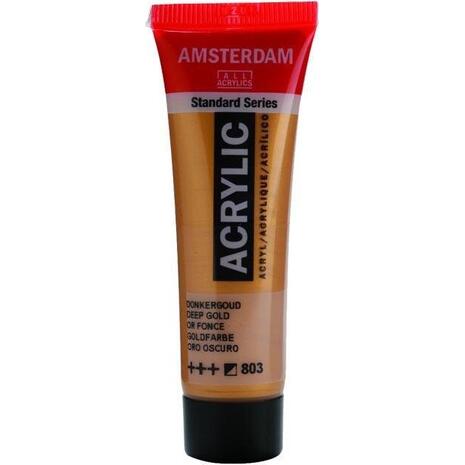 Ακρυλικό χρώμα Talens Amsterdam 803 deep gold 120ml