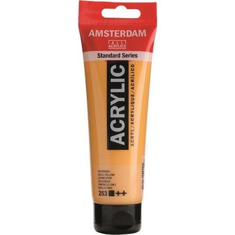 Ακρυλικό χρώμα Talens Amsterdam 253 gold yellow 120ml