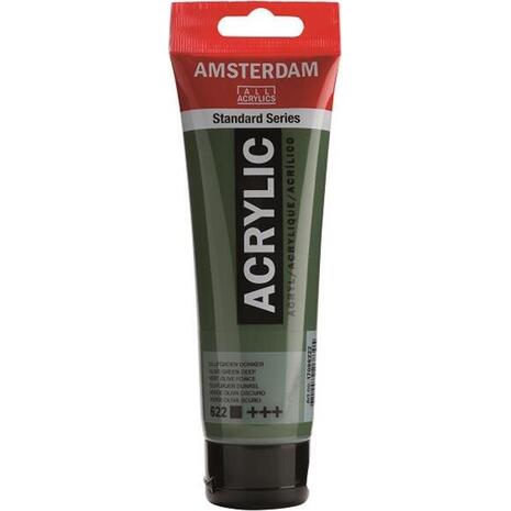 Ακρυλικό χρώμα Talens Amsterdam 622 olive green D 120ml