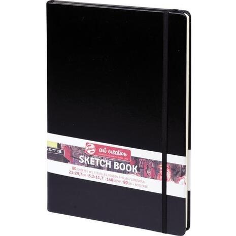 Μπλοκ Sketch Book Talens 21x30cm 80 φύλλων μαύρο (38914)