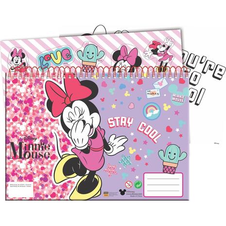 Μπλοκ Ζωγραφικής GIM Minnie Α4 23x33cm 40 φύλλων με αυτοκόλλητα (340-41416) - Ανακάλυψε Μπλοκ ζωγραφικής σε διάφορα μεγέθη και υπέροχα σχέδια από το Oikonomou-shop.gr.
