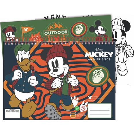 Μπλοκ Ζωγραφικής GIM Mickey Α4 23x33cm 40 φύλλων με αυτοκόλλητα (340-85416) - Ανακάλυψε Μπλοκ ζωγραφικής σε διάφορα μεγέθη και υπέροχα σχέδια από το Oikonomou-shop.gr.