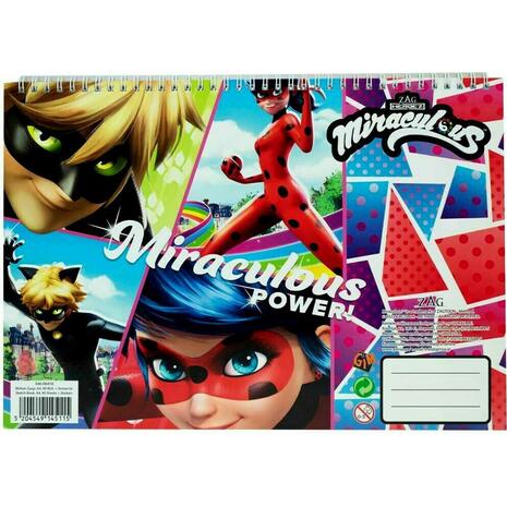 Μπλοκ Ζωγραφικής GIM Ladybug Miraculous Power! Α4 23x33cm 40 φύλλων με αυτοκόλλητα (346-06416) - Ανακάλυψε Μπλοκ ζωγραφικής σε διάφορα μεγέθη και υπέροχα σχέδια από το Oikonomou-shop.gr.