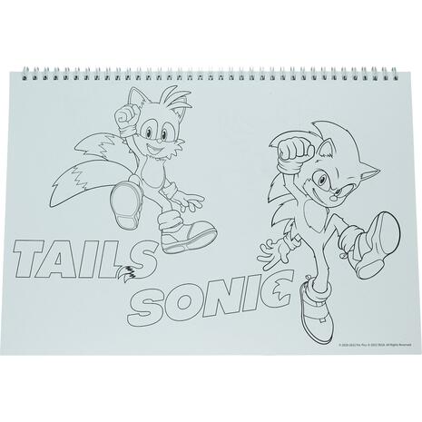 Μπλοκ Ζωγραφικής GIM Sonic 2 Α4 23x33cm 40 φύλλων με αυτοκόλλητα (334-80416) - Ανακάλυψε Μπλοκ ζωγραφικής σε διάφορα μεγέθη και υπέροχα σχέδια από το Oikonomou-shop.gr.