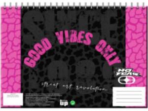 Μπλοκ Ζωγραφικής BMU No Fear Good Vibes Only  A4 23x33cm 30 φύλλων (348-07417) - Ανακάλυψε Μπλοκ ζωγραφικής σε διάφορα μεγέθη και υπέροχα σχέδια από το Oikonomou-shop.gr.
