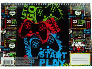 Μπλοκ Ζωγραφικής BMU No Fear Video Games A4 23x33cm 30 φύλλων (348-12417) - Ανακάλυψε Μπλοκ ζωγραφικής σε διάφορα μεγέθη και υπέροχα σχέδια από το Oikonomou-shop.gr.