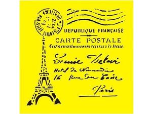 Στένσιλ πλαστικό "Eiffel Tower" 16x16εκ. (ST0068) - Ανακάλυψε Στένσιλ για εφαρμογή σε διάφορες επιφάνειες όπως ξύλο, καμβά, ύφασμα, χαρτόνι, γυαλί από το Oikonomou-shop.gr.