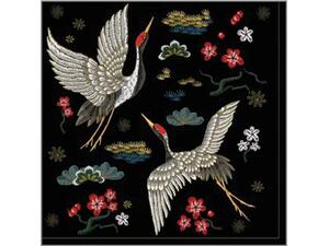 Χαρτοπετσέτα για Decoupage "Embroidered Cranes" 33x33εκ (SL_OG_054301) (1 τεμάχιο) - Ανακάλυψε όλα τα είδη που χρειάζεσαι για την αγαπημένη σου τεχνική Decoupage από το Oikonomou-shop.gr.