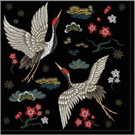 Χαρτοπετσέτα για Decoupage "Embroidered Cranes" 33x33εκ (SL_OG_054301) (1 τεμάχιο) - Ανακάλυψε όλα τα είδη που χρειάζεσαι για την αγαπημένη σου τεχνική Decoupage από το Oikonomou-shop.gr.