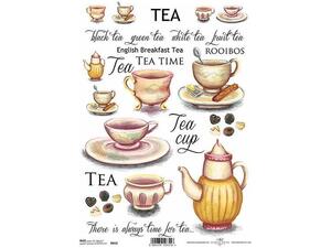 Ριζόχαρτο  για Decoupage Next "tea red" 21x29εκ. (ITD-R412) (1 τεμάχιο) - Ανακάλυψε όλα τα είδη που χρειάζεσαι για την αγαπημένη σου τεχνική Decoupage από το Oikonomou-shop.gr.