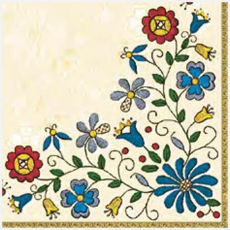 Χαρτοπετσέτα για Decoupage Next  "μοτίβο με λουλούδια 2" 33x33εκ. (SLOG 019701) (1 τεμάχιο) - Ανακάλυψε όλα τα είδη που χρειάζεσαι για την αγαπημένη σου τεχνική Decoupage από το Oikonomou-shop.gr.