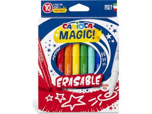 Μαρκαδόροι Ζωγραφικής Carioca Magic Erasable (συσκευασία 10 χρωμάτων)