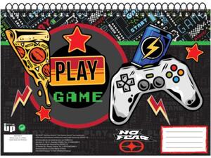 Μπλοκ ζωγραφικής BMU No Fear Play Game A4 23x33cm 30 φύλλων (348-17417)