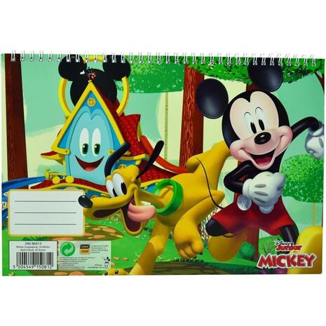 Μπλοκ Ζωγραφικής GIM Mickey A4 21x29.7cm 30 φύλλων (340-86413)