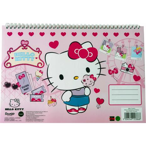 Μπλοκ Ζωγραφικής GIM Hello Kitty A4 21x29.7cm 30 φύλλων (335-71413)