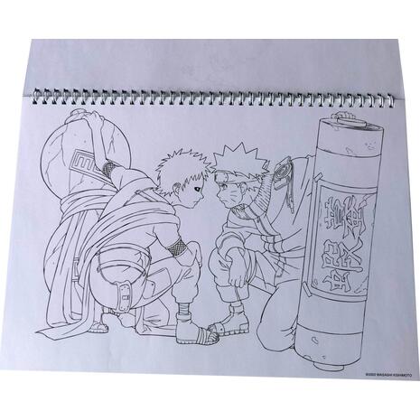 Μπλοκ Ζωγραφικής GIM Naruto Α4 23x33cm 40 φύλλων με αυτοκόλλητα (369-00416)