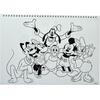 Μπλοκ Ζωγραφικής GIM Mickey Α4 23x33cm 40 φύλλων με αυτοκόλλητα (340-86416)