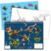 Μπλοκ Ζωγραφικής GIM Ninja Turtles Α4 23x33cm 40 φύλλων με αυτοκόλλητα (334-26416)