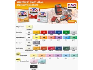 Πηλός STAEDTLER Fimo Effect 56gr σε διάφορα χρώματα
