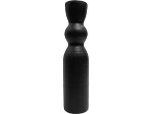 ΕΠΙΤΡΑΠΕΖΙΟ ΚΕΡΑΜΙΚΟ ΔΙΑΚΟΣΜΗΤΙΚΟ SCEPTER HM4614.02 ΜΑΥΡΟ ΜΑΤ Φ8x35Υ εκ.