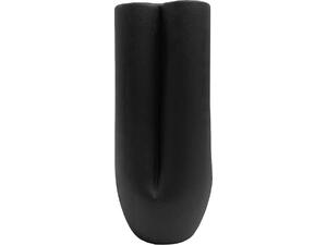 ΕΠΙΤΡΑΠΕΖΙΟ ΚΕΡΑΜΙΚΟ ΔΙΑΚΟΣΜΗΤΙΚΟ GLAZE HM4611.02 ΜΑΥΡΟ ΜΑΤ Φ14x34Υ εκ.