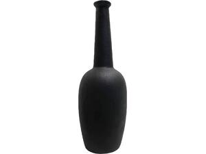 ΕΠΙΤΡΑΠΕΖΙΟ ΚΕΡΑΜΙΚΟ ΔΙΑΚΟΣΜΗΤΙΚΟ ELENDIL HM4592.02 ΜΑΥΡΟ ΜΑΤ Φ10x30Υεκ