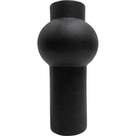 ΕΠΙΤΡΑΠΕΖΙΟ ΚΕΡΑΜΙΚΟ ΔΙΑΚΟΣΜΗΤΙΚΟ SCEPTER HM4605.02 ΜΑΥΡΟ ΜΑΤ Φ15x30Υ εκ.
