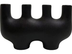 ΕΠΙΤΡΑΠΕΖΙΟ ΚΕΡΑΜΙΚΟ ΔΙΑΚΟΣΜΗΤΙΚΟ MANI HM4641.02 ΜΑΥΡΟ ΜΑΤ 21x6x13Υεκ