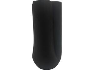 ΕΠΙΤΡΑΠΕΖΙΟ ΚΕΡΑΜΙΚΟ ΔΙΑΚΟΣΜΗΤΙΚΟ GLAZE HM4612.02 ΜΑΥΡΟ ΜΑΤ Φ14x29Υεκ