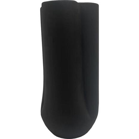 ΕΠΙΤΡΑΠΕΖΙΟ ΚΕΡΑΜΙΚΟ ΔΙΑΚΟΣΜΗΤΙΚΟ GLAZE HM4612.02 ΜΑΥΡΟ ΜΑΤ Φ14x29Υεκ