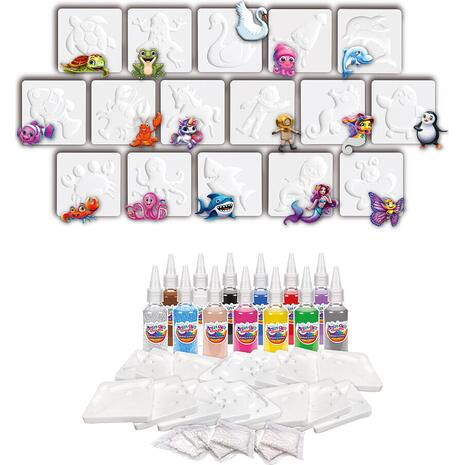 Εργαστήριο Ζουληχτές Φιγούρες Aqua Gelz Aqua Colossal Giga Activity Set