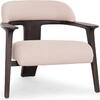 ΠΟΛΥΘΡΟΝΑ LOUNGE TRIAD SM9968 ΞΥΛΟ TEAK ΣΕ ΜΑΥΡΟ-ΕΚΡΟΥ ΥΦΑΣΜΑ 77x75,5x67Υεκ.