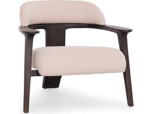 ΠΟΛΥΘΡΟΝΑ LOUNGE TRIAD SM9968 ΞΥΛΟ TEAK ΣΕ ΜΑΥΡΟ-ΕΚΡΟΥ ΥΦΑΣΜΑ 77x75,5x67Υεκ.