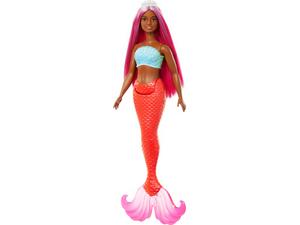 Κούκλα Barbie Mermaid with Colorful Hair, Tails and Headband Accessories (HRR04)