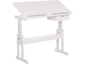 ΓΡΑΦΕΙΟ/ΣΧΕΔΙΑΣΤΗΡΙΟ ASCENT HM18289 MDF ΣΕ ΛΕΥΚΟ 109x55x87,5Υεκ