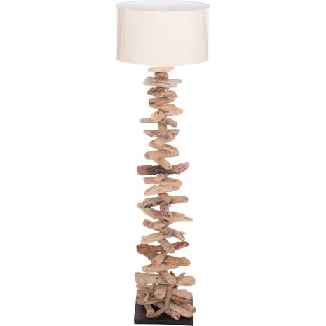 ΔΙΑΚΟΣΜΗΤΙΚΟ ΦΩΤΙΣΤΙΚΟ ΔΑΠΕΔΟΥ ALTAR HM4430 DRIFTWOOD--ΛΕΥΚΟ PVC Φ45x155Υεκ.