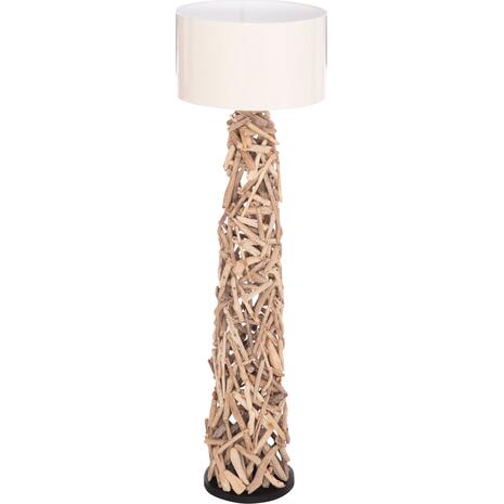 ΔΙΑΚΟΣΜΗΤΙΚΟ ΦΩΤΙΣΤΙΚΟ ΔΑΠΕΔΟΥ ALTAR HM4429 DRIFTWOOD--ΛΕΥΚΟ PVC Φ45x153Υεκ.